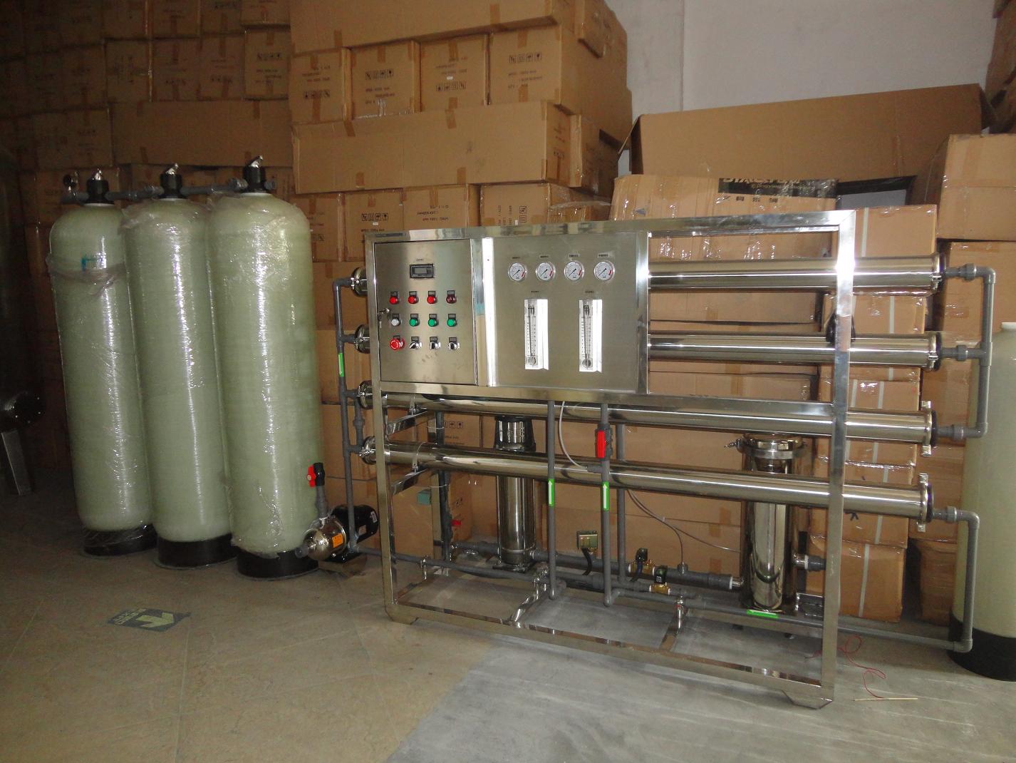 2吨纯水RO反渗透设备，贵州水处理设备